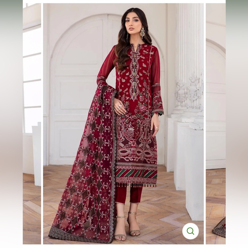 Pakistani Indian desi fancy designer formal wear 3pc suit